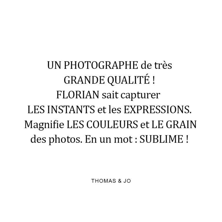 Avis Mariage T&J
